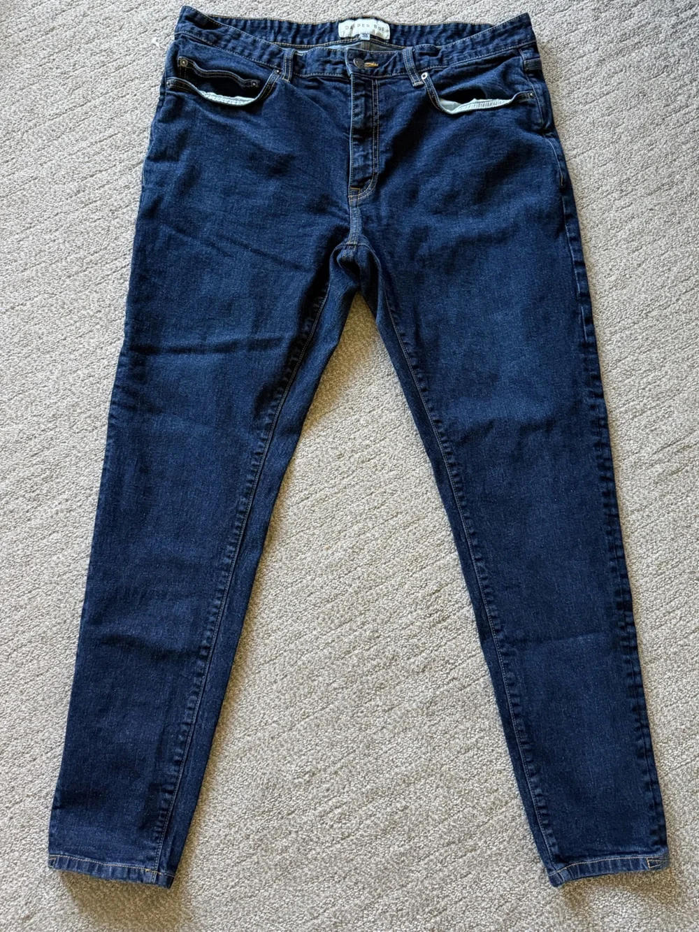 Dapper Boi Slim Skinny Jeans in Dark Blue